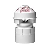 Oatey 39228 1.5' 6 DFU Sure-Vent AAV with PVC Adapter, 1.5 Inch, White