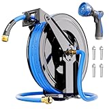 SPECILITE Retractable Hose Reel with 5/8'' Hot/Cold...