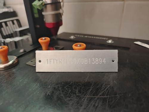 cwZhen New Pre-Engraved Stamped VIN HIN Number Serial Date Model ID TAG Identification Aluminum Plate Stainless Rivet Hull Boat Vehicle Truck Trailer RV