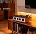 Vinyl Record Player with Bluetooth, Hi-Fi Belt-Drive Turntable for Vinyl Records, Built-in 4 Speakers, Balanced Counterweight, 3-Speed Vintage Music Record Player