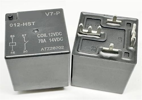 Relais 4 broches V7-P 012-HST V7-1A-E-12V-70A composant électrique automobile 12V