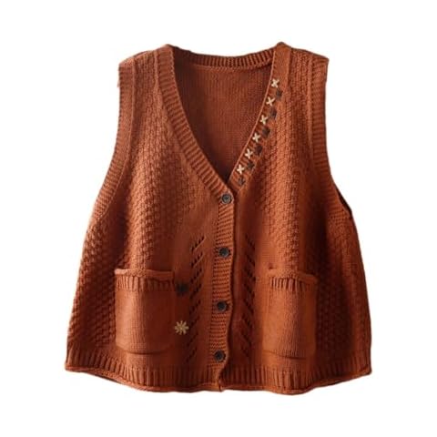 Cardigan Ample sans Manches Alloaone Cover