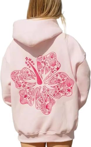 Graphic Hoodies Women Cute Hoodies Y2k Oversized Sweatshirt Long Sleeve Pullover Sweater Hooded Preppy Aesthetic Clothes