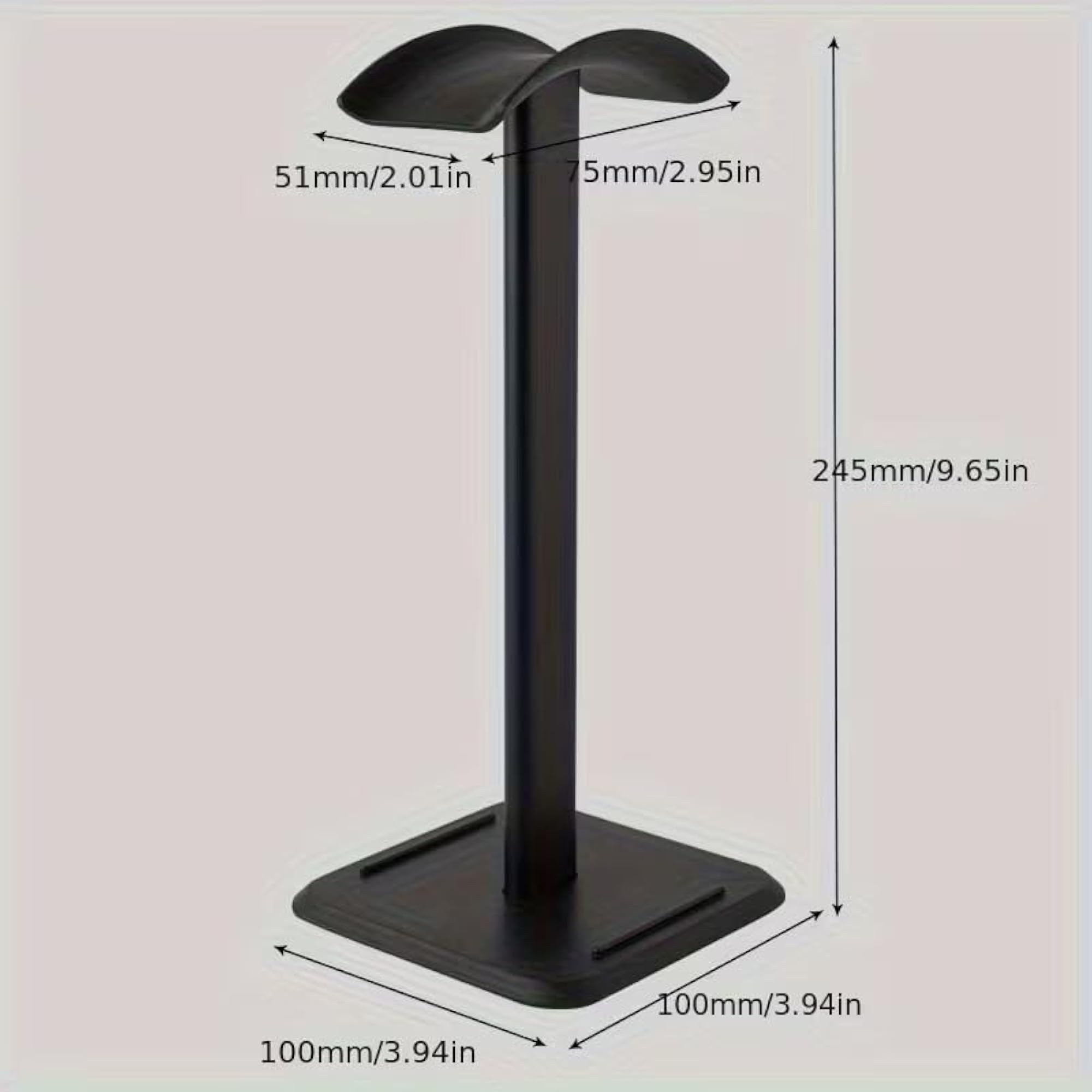Headphone Stand with Phone Holder, Aluminum Desk Organizer
