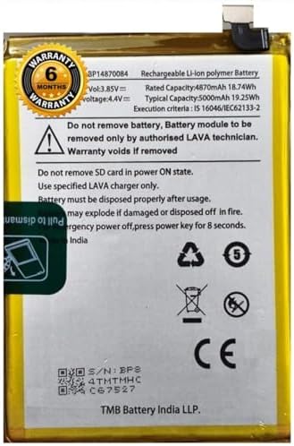 Original LBP14870084 Battery for Lava Yuva 2 Pro (LZX408) Battery with 6 Month Warranty***(T78)