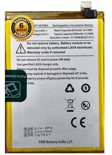 Original LBP14870084 Battery for Lava Yuva 2 Pro (LZX408) Battery with 6 Month Warranty***(T78)