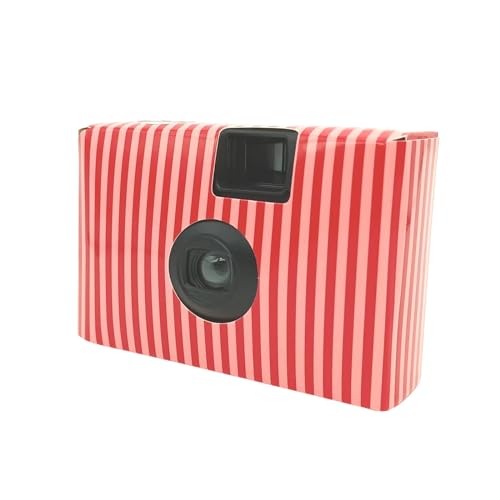 Disposable 135 Film Camera Stripes Point and Camera Nostalgic Boyfriend Her Graduation Gift Time Use 135 Film Camera
