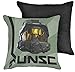 Jay Franco Video Game Decorative Pillow Cover Halo - Green