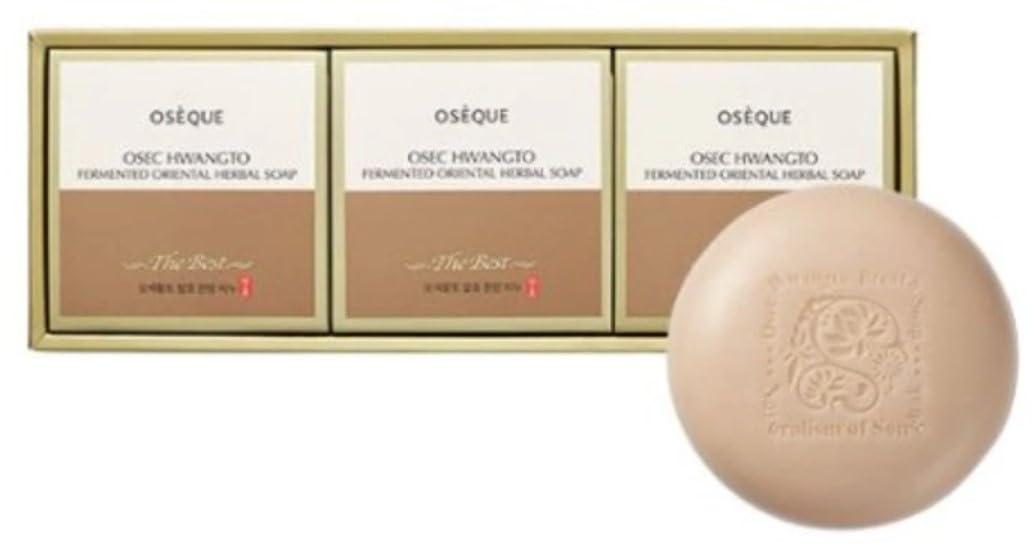 Amazon | 五色黄土発酵漢方せっけん100g×3個 韓国 美肌石鹸 New 五色