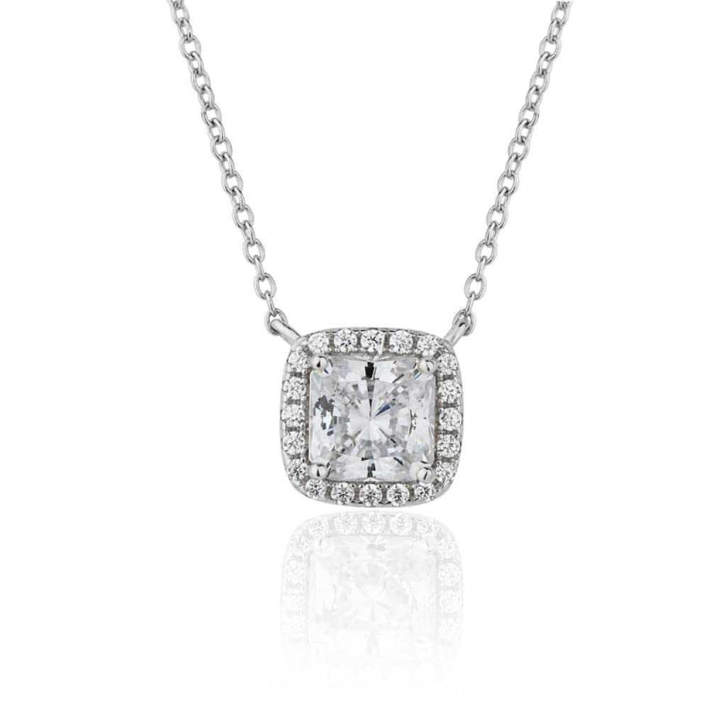 Collier diamant haut carbone argent le cadeau idéal pour marquer un anniversaire