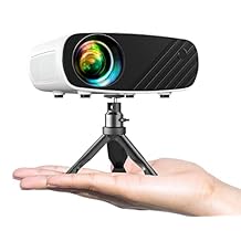 Mini Projector, ELEPHAS Portable Projector for iPhone, 7000L with Synchronize Smartphone Screen, Movie Projector with 1080P HD/200 Screen Support, Compatible with Android/iOS/TV Stick/HDMI/USB/SD