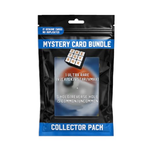Collector Mystery Card Bundle 20 Genuine Trading Cards with 5 Holo Cards + 1 Guaranteed Special Rare No Duplicates Collectible Pack