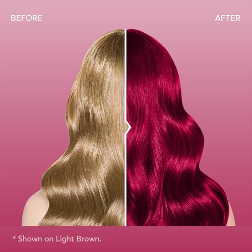 Splat Vegan and Cruelty-Free Semi-Permanent Hair Color Dye (6 Fl Oz, MIDNIGHT RUBY)