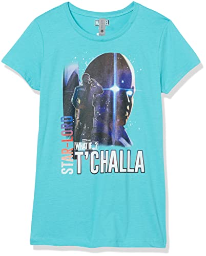 T-shirt Marvel What If fille coupe confort en coton bleu Tahiti taille XL