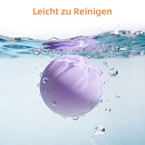 Massage Lacrosse Bälle für Myofasziale Entspannung, Triggerpunkttherapie und Yogatherapie, Fußmassageball zur Linderung von Plantarfasziitis Violett 6