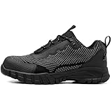 Steel Toe Shoes Men Waterproof Non Slip Work Safety Shoe Construction Industrial Roofing Tennis Black ASTM Indestructible Sneakers Zapatos de Trabajo para Hombres