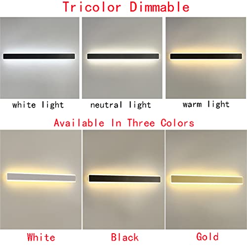 Lámpara de pared moderna con brillo ajustable y tono de luz variable 2