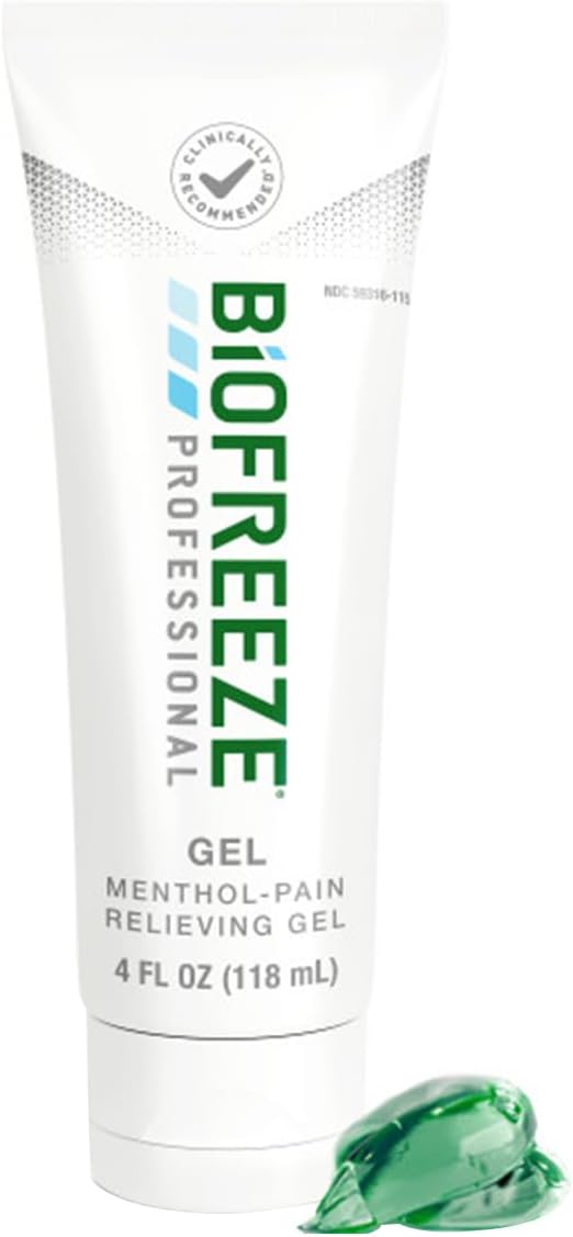 Biofreeze Professional Pain Relief Gel, 4 oz. Tube, Green