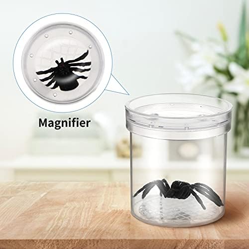 POPETPOP Vacuum Cleaner Toy Lizard Terrarium 6Pcs Magnifying Viewer Box - Mini Viewer Critter Cage Box Container, Kids Science Nature Exploration Tools Small Terrarium Kids Outdoor Toys 9 41LyR1FP9AL. AC