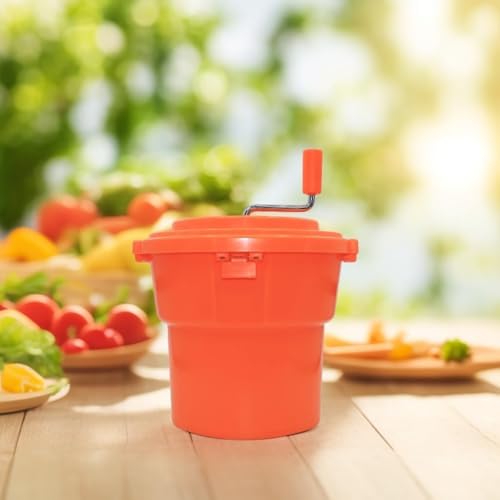 Hakka Restaurant Salad Spinner, 5 Gal/20 Qt Commercial Salad Spinner Large & Lettuce Dryer for Vegetable Friuts - Thumbnail 2