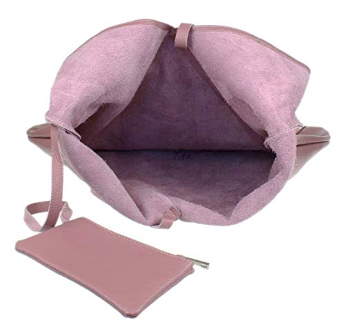 Image of Girly HandBags V Shape Genuine Top Handle Bag