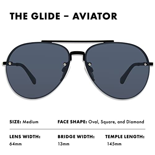 Image of PRIVE REVAUX Aviator Sunglasses