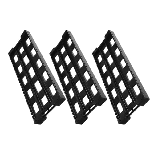 Support de circuit imprimé Hemobllo en ABS anti-statique avec 25 emplacements noirs pour atelier