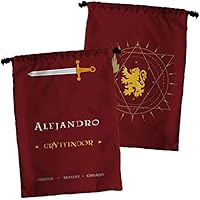 LolaPix Bolsa Gryffindor. Bolsa merienda Personalizada. Bolsa