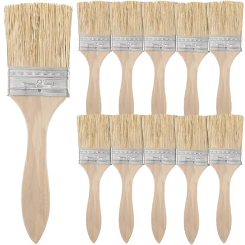 DOITOOL 10pièces Pinceaux pour Peinture Pinceaux Multi-usages pour Sauce Et Pâtisserie Accessoires De Peinture à Huile