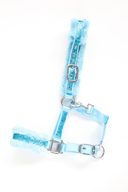 HB Cabestro Glamour Glitter con herrajes resistentes para caballos