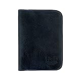 Hide & Drink, Durable Leather Passport Holder, Travel Essentials Handmade, Includes 101 Year Warranty :: Slate Blue