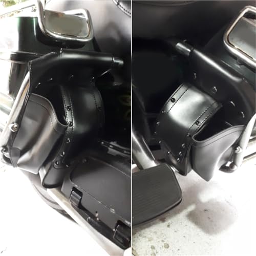 Bolsa protectora para sillín de moto PU impermeable compatible con Electra Glide 3