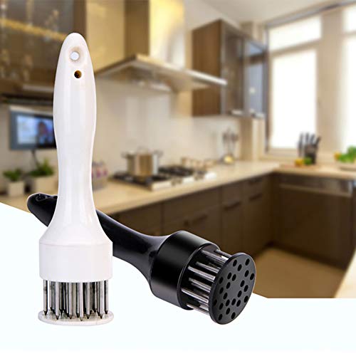 KKmoon Amaciante de Carne com 22 Agulhas de Aço Inoxidável Afiadas Tender Carne Ferramenta de Cozinh