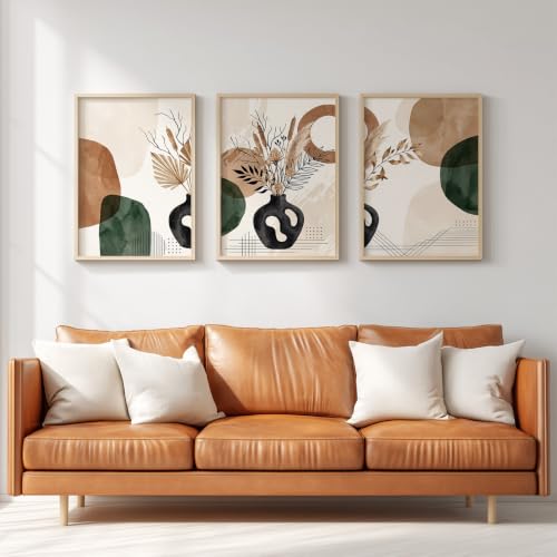 Arte de pared bohemio de 3 piezas para crear un oasis de calma y diseño en tu dormitorio 7