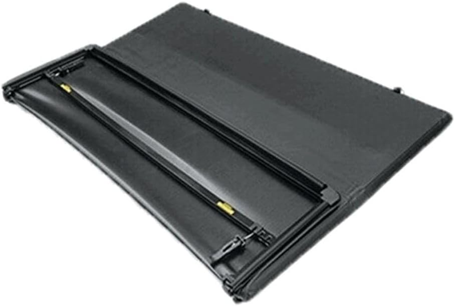 3Fold 5Ft Short Bed Tonneau Cover Rear Upper for Chevy for Colorado 2004-2012,for GMC for Canyon 2004-2012,for Isuzu for i-280 2006 for i-290 2007-2008 for i- 370 2007-2008 Black