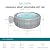 Bestway SaluSpa Honolulu AirJet 2 to 6 Person Inflatable Hot Tub, 77 x 28 Inch Round Portable Outdoor Spa with 140 Soothing Jets and Cover, Gray
