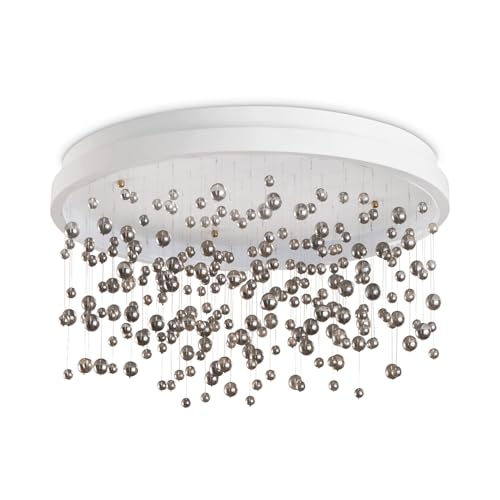 Plafonnier contemporain Armony résout le manque de lumière du salon avec ses LED 61W