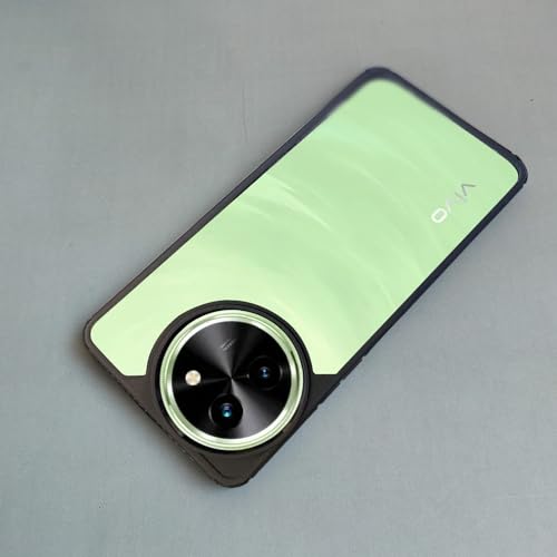 Image of AIBEX Crystal Clear Back Case Compatible with Vivo T3x 5G / Vivo Y58 5G Back Cover Case | 360 Degree Protection | Shock Proof Design | Transparent Back Cover (PC & TPU, Bumper)