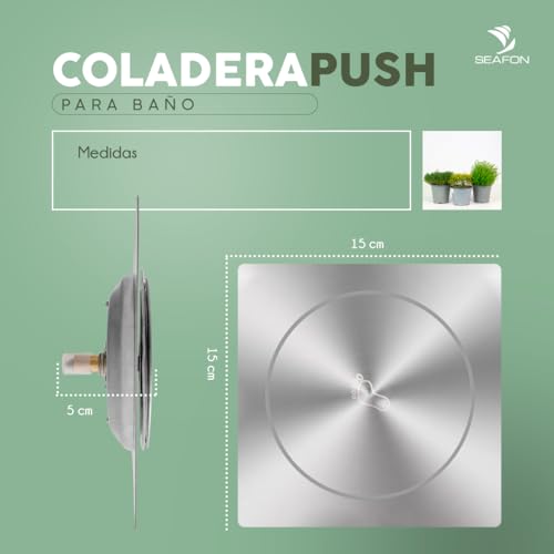 Coladera push 5 Imagen adicional