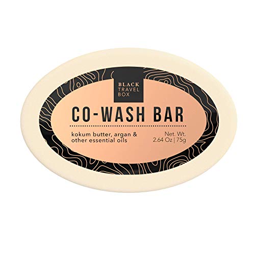 BlackTravelBox Co-Wash Bar – 2.64 Ounce / 75 gram