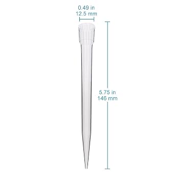 stonylab 5ml ピペットチップ 20個 ユニバーサルポリプロピレンピペットチップ 実験室用クリアピペットチップ 液体移送 実験室化学用
