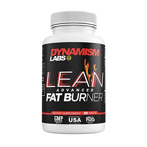 Dynamism Labs Lean Advanced Fat Burner | Garcinia Cambogia Extract, Green Tea Extract, Raspberry Ketone | Made In Usa (60 Tablets) #TOP1