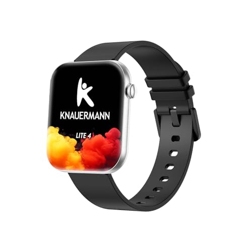 Knauermann Lite 4 montre connectée rectangulaire argentée chic
