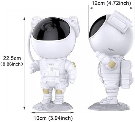 Gyanixx Astronaut Galaxy Projector with Remote Control - 360° Adjustable Timer Kids Astronaut Nebula Night Light, for Gifts,Baby Adults Bedroom, Gaming Room, Home and Party and Kids and Adults for