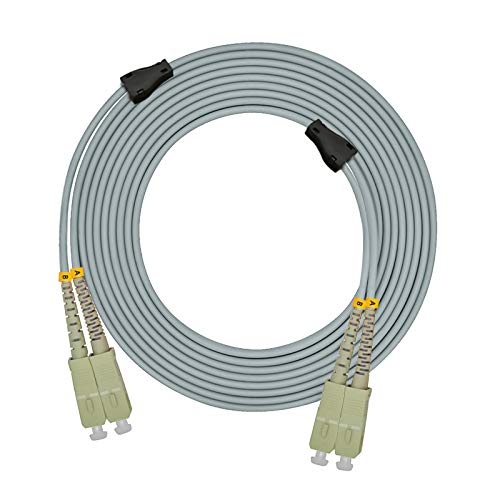 Fibra óptica SC a SC multimodo OM2 dúplex acorazado con diseño robusto de 200 metros