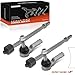 A-Premium Set of 4, Front Inner and Outer Tie Rod End Kit, Compatible with Land Rover Range Rover 2016-2023, Discovery 2017-2023
