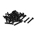 uxcell M6x40mm Button Head Hex Socket Cap Screw Bolt Black 40pcs