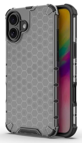 Image of Glasgow Back Case Cover Compatible with [ Apple iPhone 16 Plus ] (Stylish Design) - Black