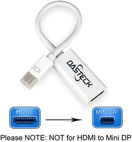 Dasteck Thunderbolt Mini DisplayPort to HDMI Adapter converter support 3D male to female