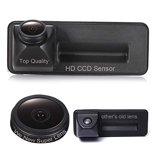 Bilkamera mörkerseende backsystem vattentätt bagagehandtag backkamera ersättning för Skoda Fabia Y6 2010-2015/Golf 5 V Variant 0603 ALE/Skoda Superb Kombi 2 Bj 2012